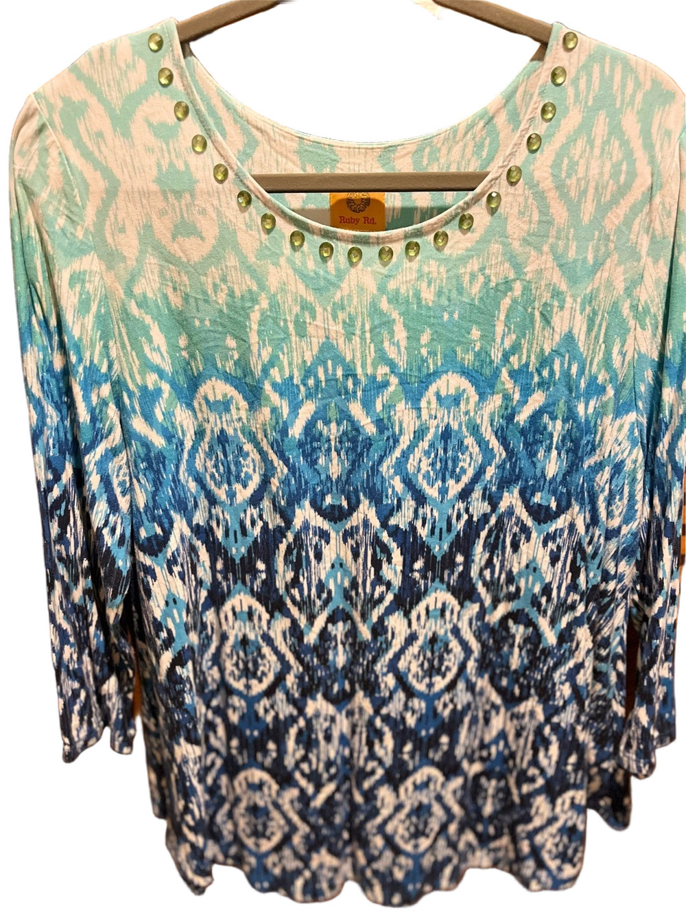 192. WOMENS RUBY RD. XL DETAIL TOP